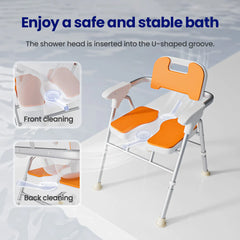 Vocic Foldable Shower Chair & Bath Bench - XZY03