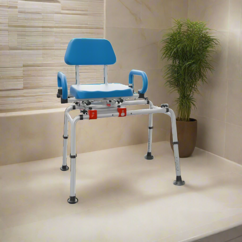 Vocic Swivel Tub Transfer Bench - Safe and Comfortable Transfers - AX19-A