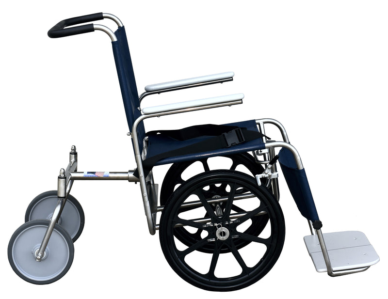 DeBug Pool Chair Aquatic Wheelchair with Stainless Steel Frame