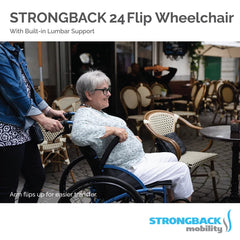 STRONGBACK Comfort:24 Flip Wheelchair - 1019