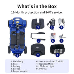 Vocic Explorer Compact & Lightweight Mobility Scooter - D41