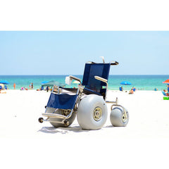 DeBug Elevating Stainless Steel Legrest Beach Wheelchair