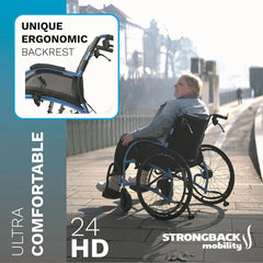 STRONGBACK 24HD Heavy Duty Wheelchair