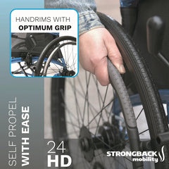 STRONGBACK 24HD Heavy Duty Wheelchair